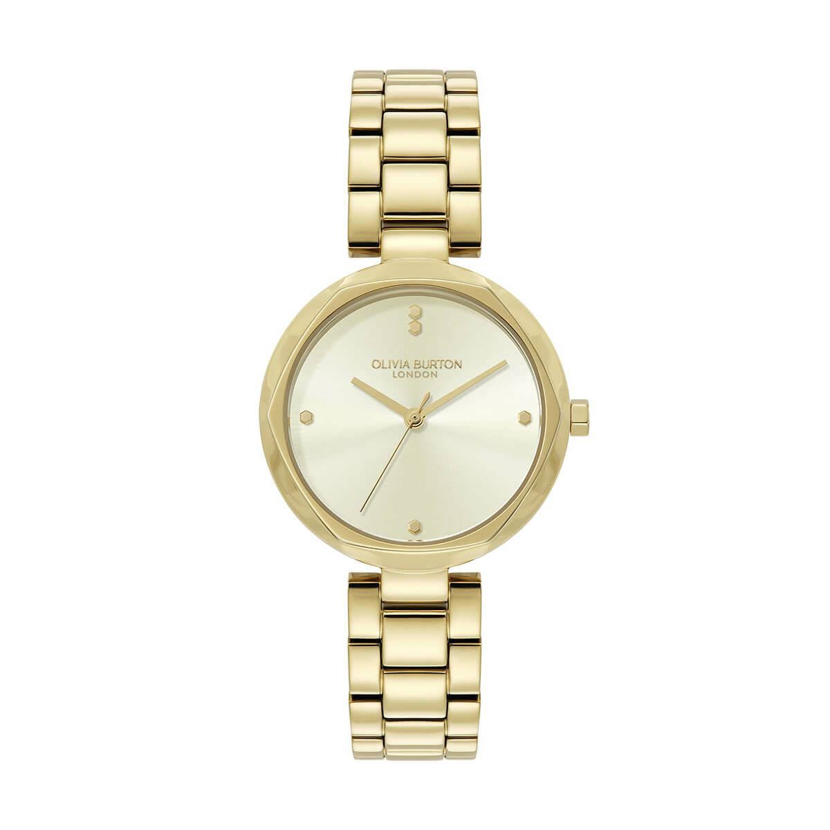 OLIVIA BURTON / オリビア・バートン クラシック - 32mm ディメンション アイボリー サンレイ ゴールド ブレスレットの公式ECサイト掲載画像