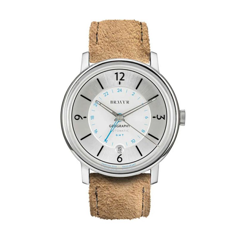 BRAVUR / ブラヴァ Geography Sparkling White Sand suedeの公式ECサイト掲載画像