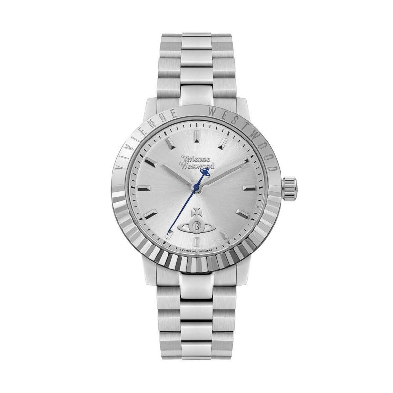 Vivienne Westwood / ヴィヴィアンウエストウッド ダリッジ - シルバー ダイヤル & シルバー ブレスレットの公式ECサイト掲載画像