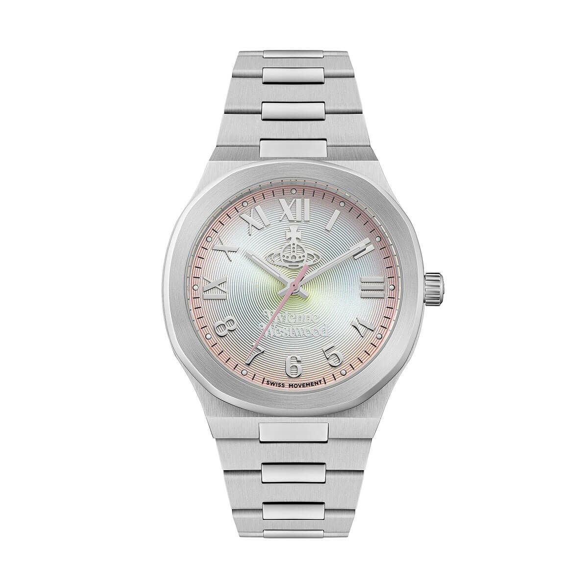 Vivienne Westwood / ヴィヴィアンウエストウッド マートン - マルチカラー ダイヤル & シルバー ブレスレットの公式ECサイト掲載画像
