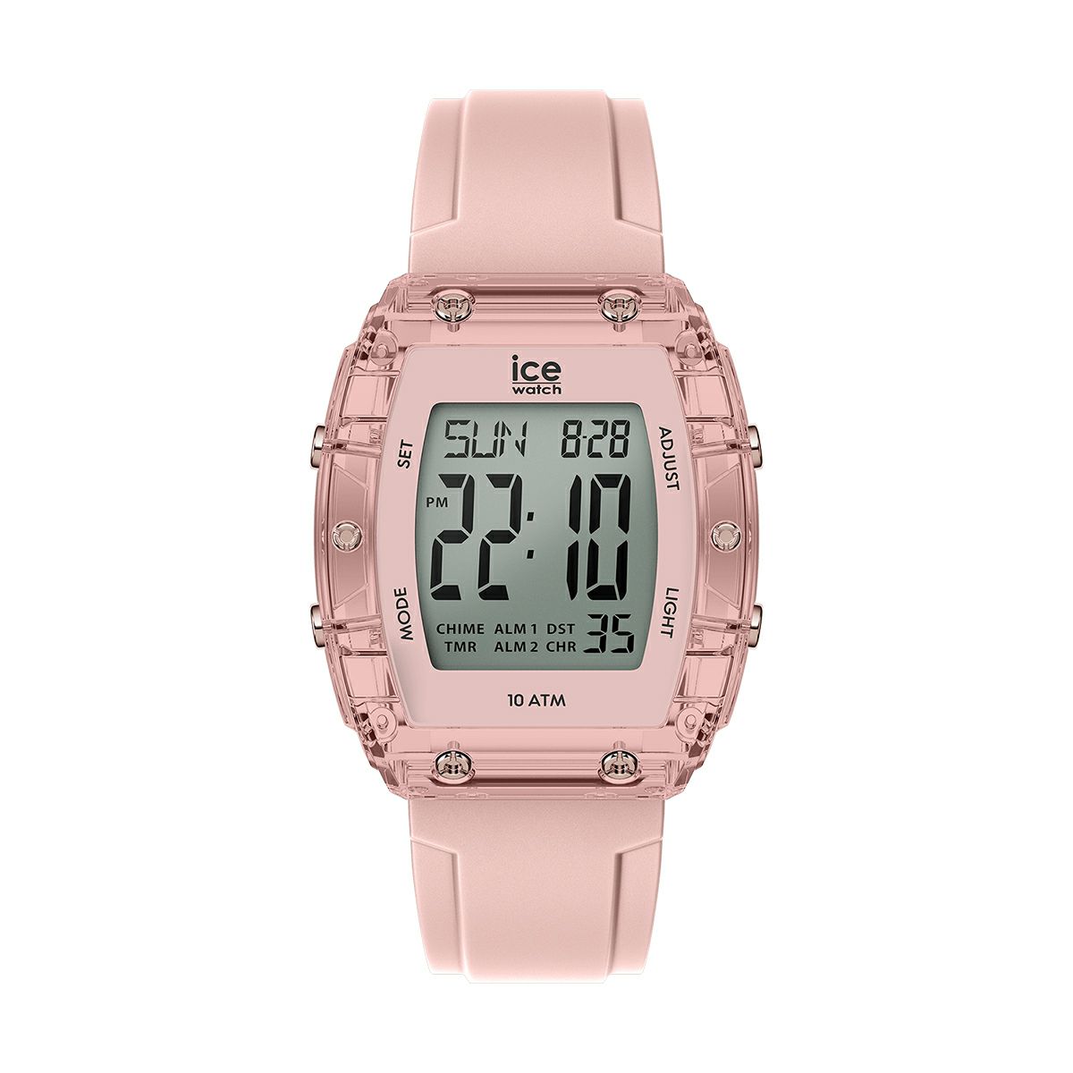 ICE-WATCH / アイスウォッチ ICE digit boliday - ヌード - クリア - ローズゴールド - スモールの公式ECサイト掲載画像
