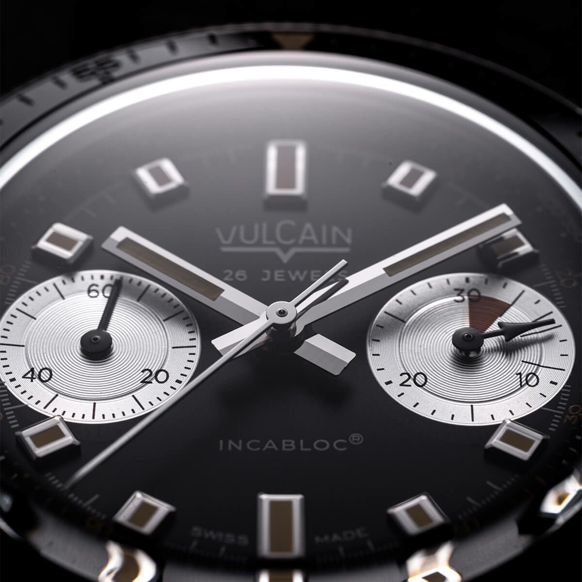 VULCAIN / ヴァルカン スキンダイバー クロノグラフ ブラックダイヤル