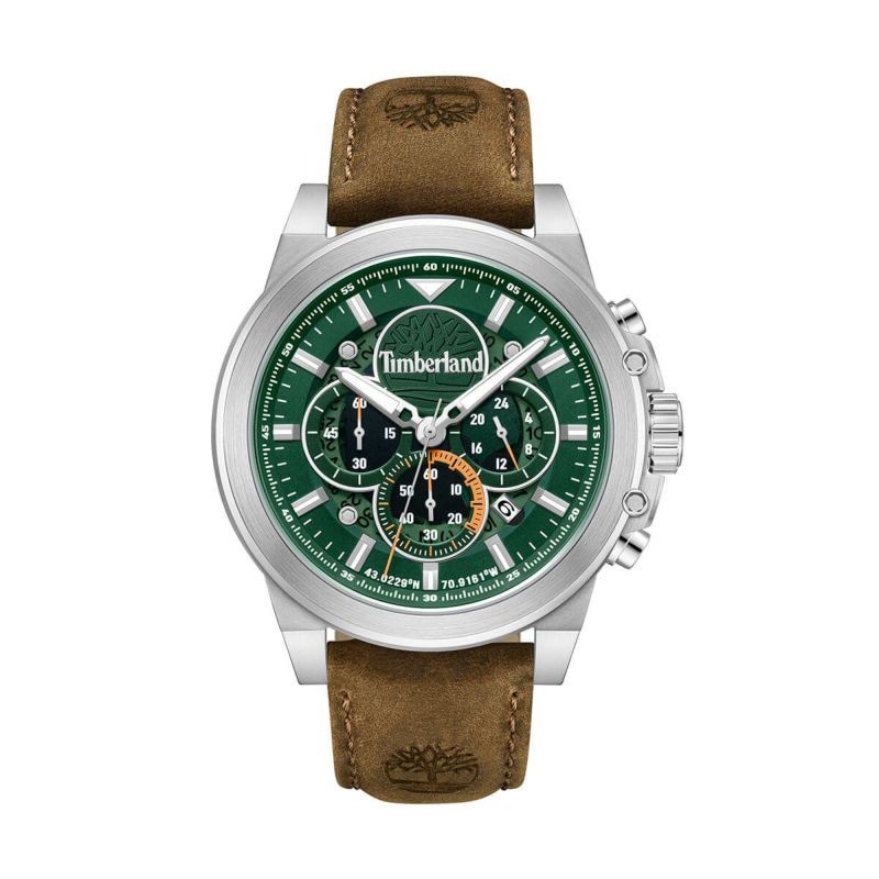 Timberland / ティンバーランド ファストストライク グリーンダイヤル ブラウン ベター レザーの公式ECサイト掲載画像