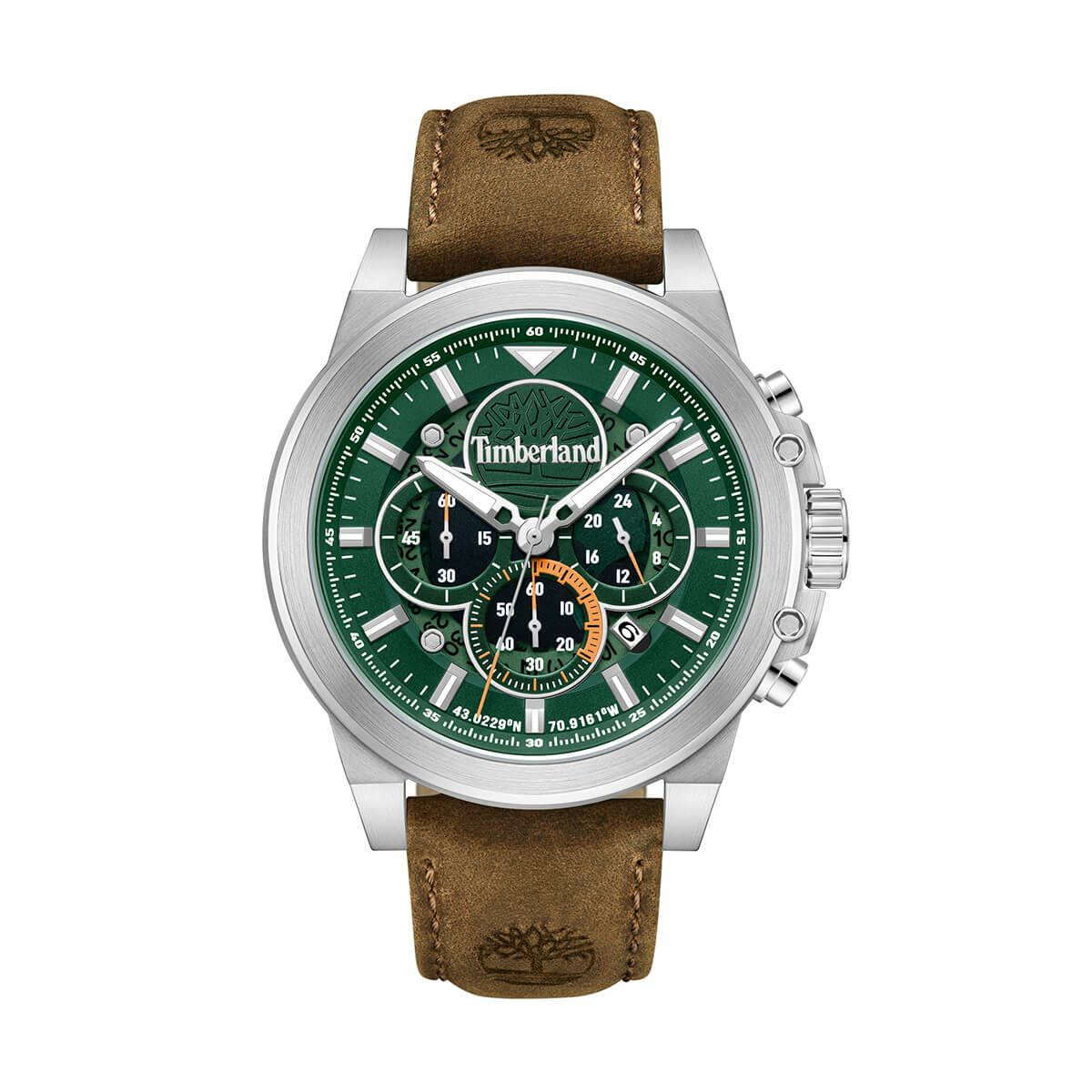 Timberland / ティンバーランド ファストストライク グリーンダイヤル ブラウン ベター レザーの公式ECサイト掲載画像