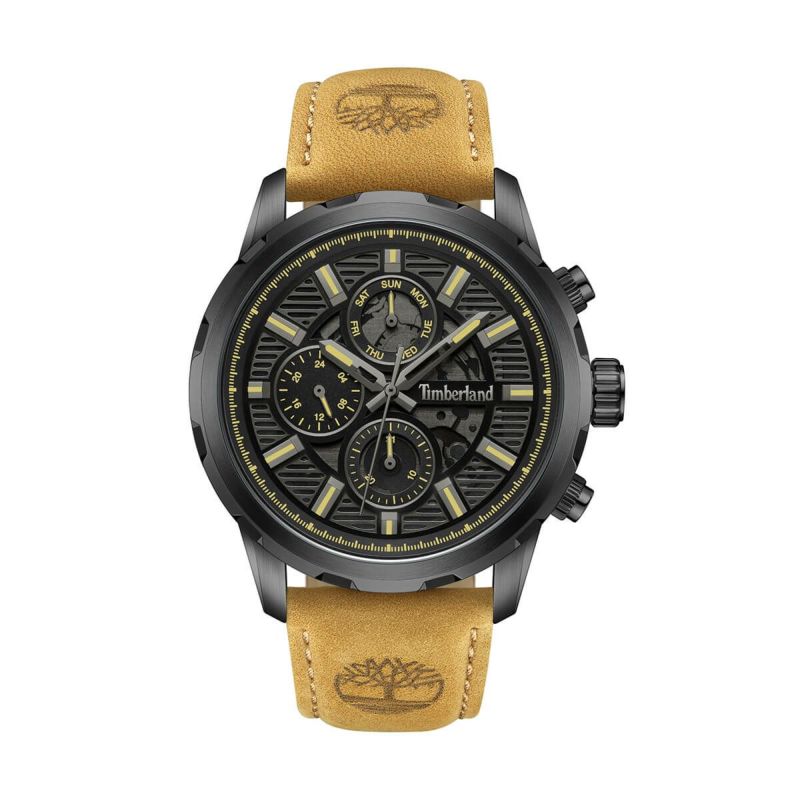 Timberland / ティンバーランド ハンプトン ハーバー ブラック ダイアル タン ベター レザーの公式ECサイト掲載画像