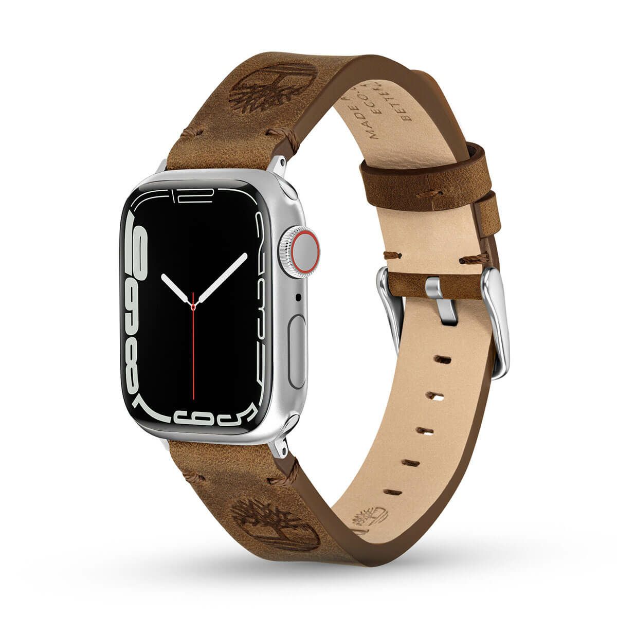 Timberland / ティンバーランド アップルウォッチ ストラップ - アシュビーL サドルレザー 44mm、45mm、46mm、49mmケース、Ultra 用の公式ECサイト掲載画像