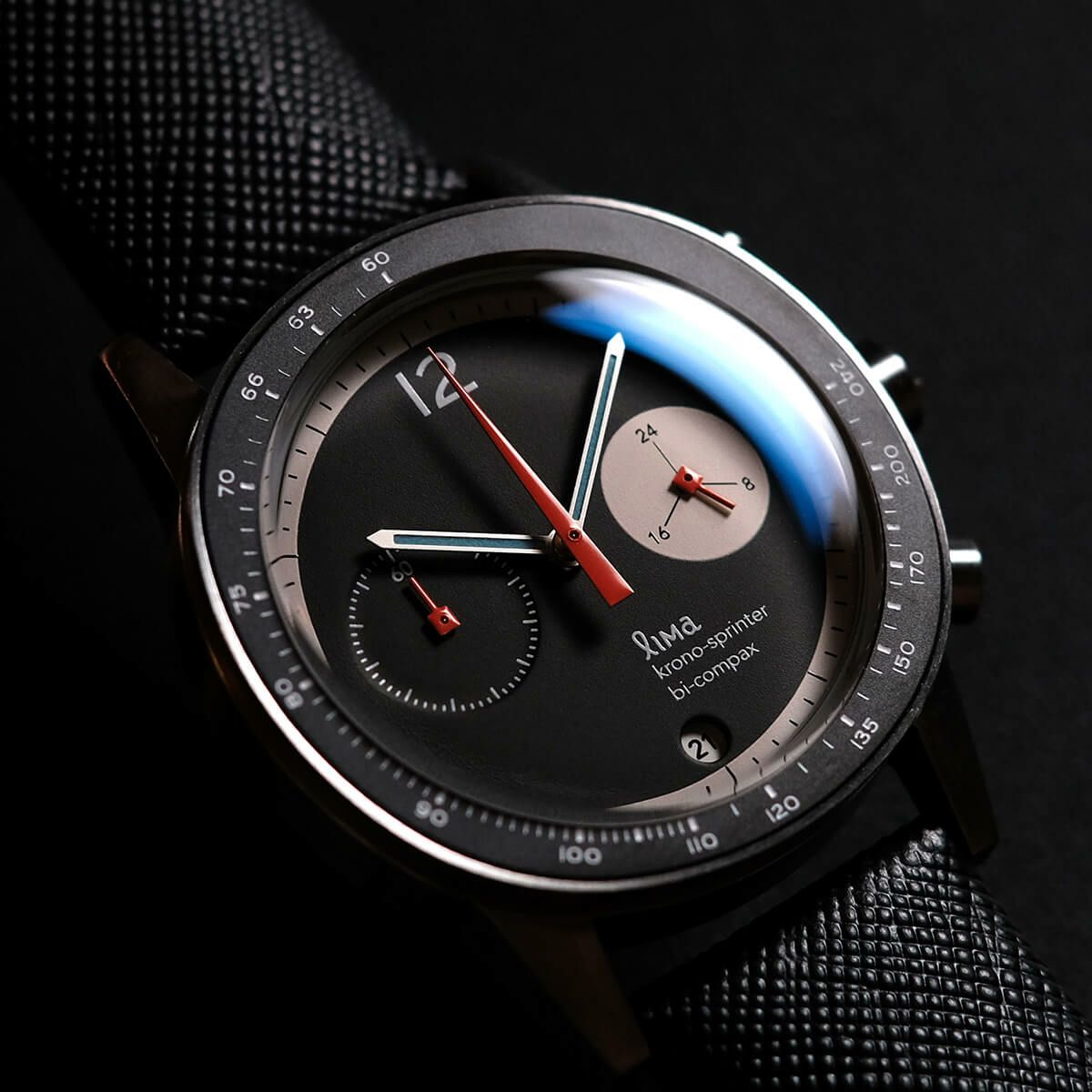Lima Watch / リマウォッチ KRONOSPRINTER NEWMAN BLACKの公式ECサイト掲載画像