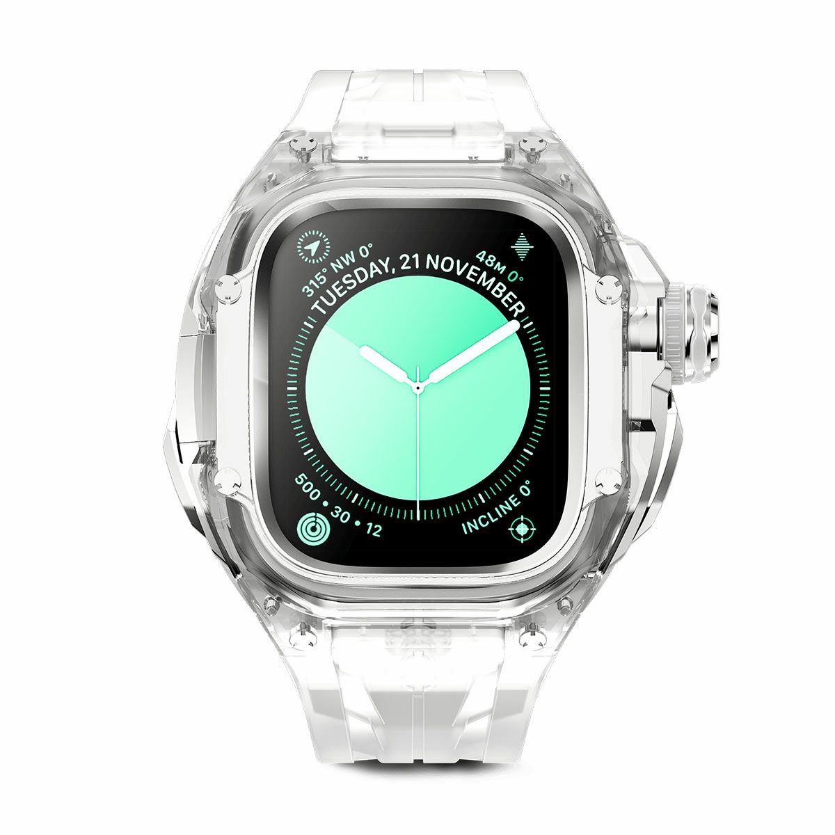 GOLDEN CONCEPT / ゴールデンコンセプト Apple Watch ULTRA/ULTRA2  49MM用 Case RSTRIII49 CRYSTAL STEELの公式ECサイト掲載画像