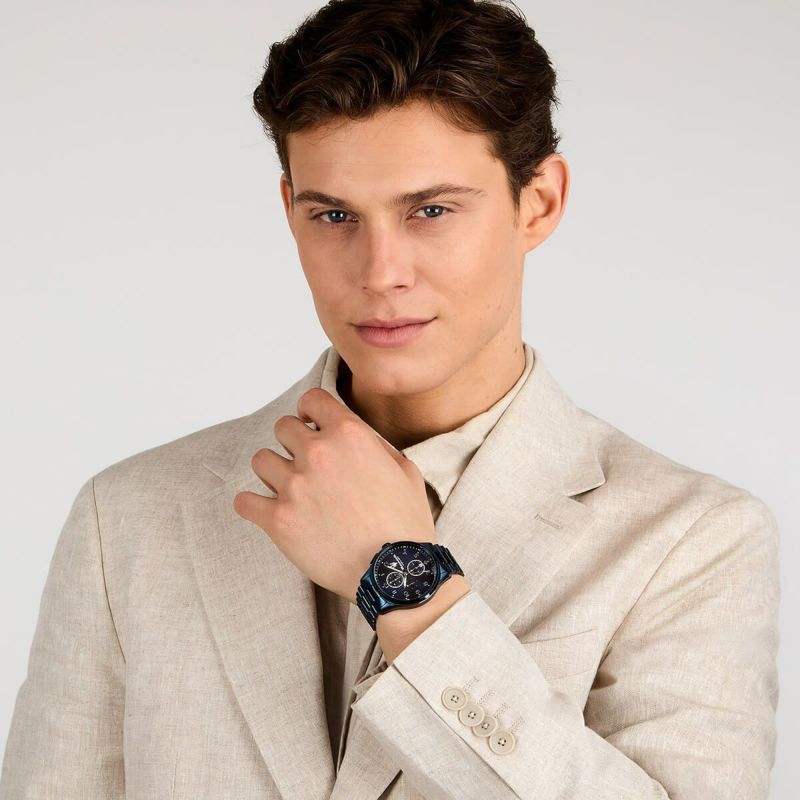 Maserati / マセラティ ソルパッソ 42MM クロノグラフ ブルー ダイヤル