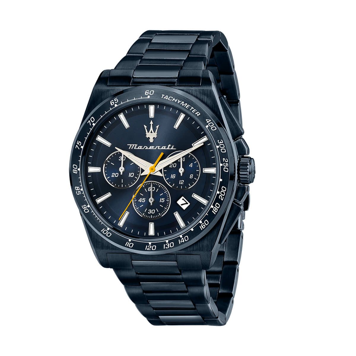 Maserati / マセラティ ベロチタ 45MM クロノグラフ ブルー ダイヤル ブルー ブレスレットの公式ECサイト掲載画像