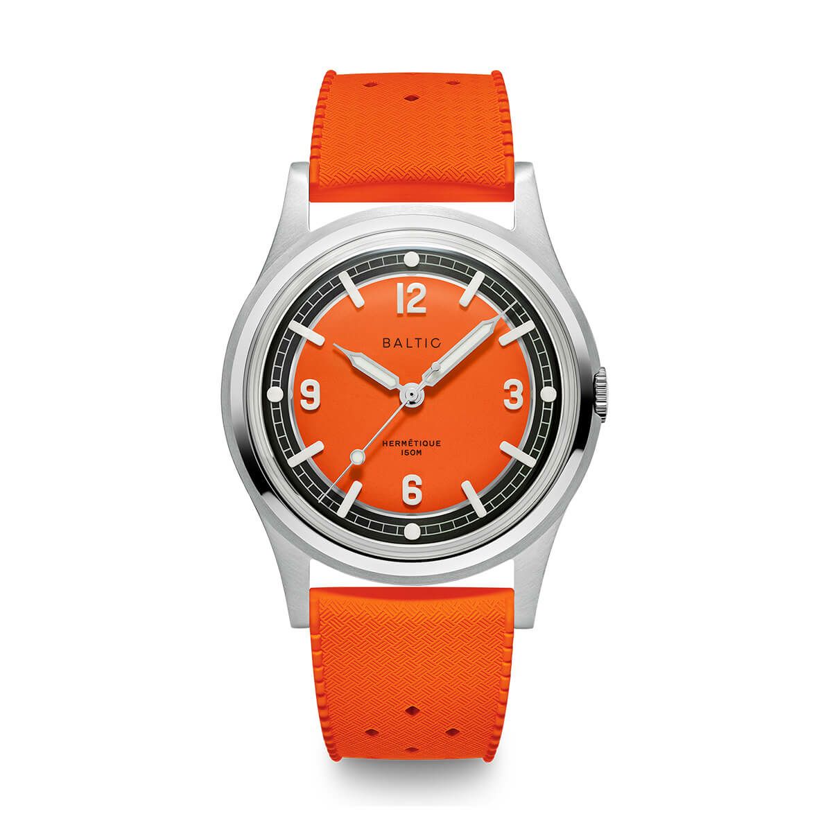 BALTIC WATCHES / バルチック エルメティック サマー オレンジ FKMラバーストラップの公式ECサイト掲載画像