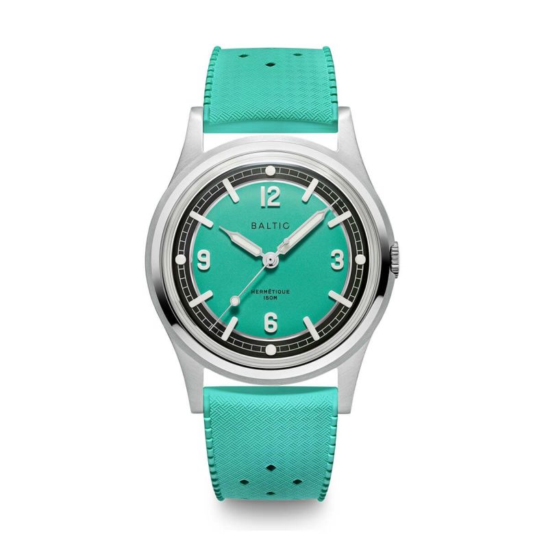 BALTIC WATCHES / バルチック エルメティック サマー ターコイズ FKMラバーストラップの公式ECサイト掲載画像