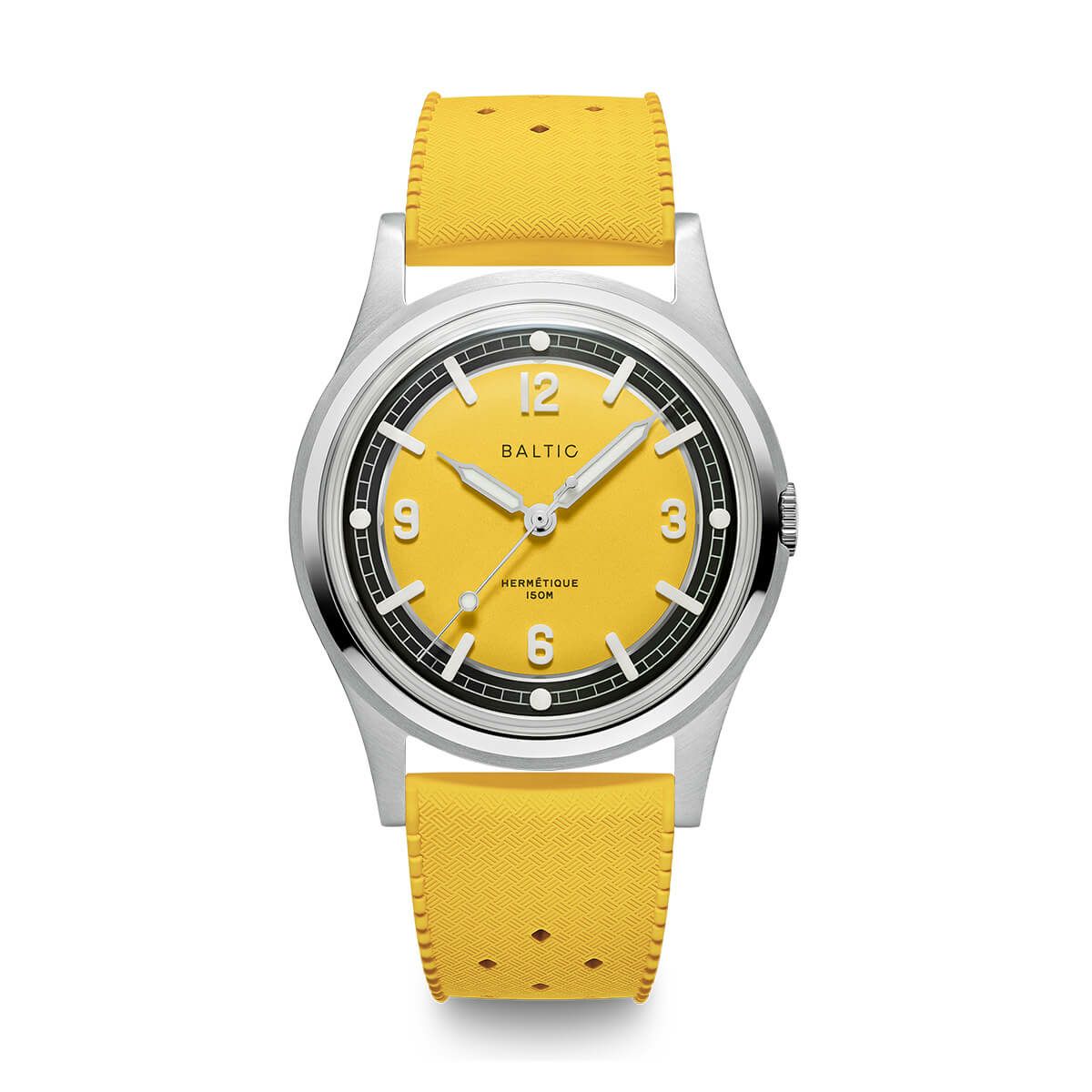 BALTIC WATCHES / バルチック エルメティック サマー イエロー FKMラバーストラップの公式ECサイト掲載画像