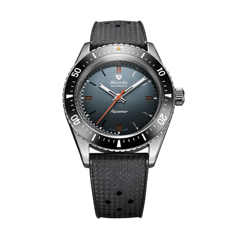 Nivada Grenchen / ニバダ グレンヒェン アンタークティック アクアマール グレー トロピックラバーストラップの公式ECサイト掲載画像