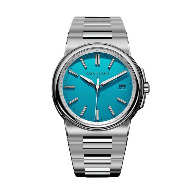 Corniche Watches / コーニッシュ ラ グランデ コーニッシュ ステンレススチール ブルーアズール ダイヤル スーパールミノバの公式ECサイト掲載画像