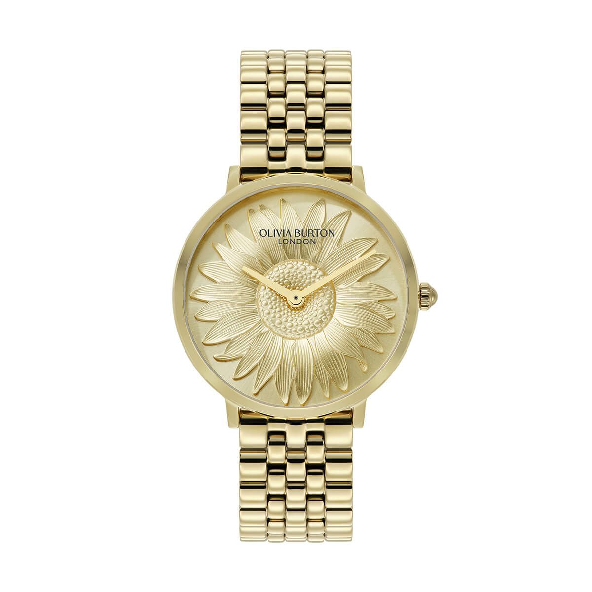 OLIVIA BURTON / オリビア・バートン シグネチャー 35mm 3Dフラワー ゴールド ブレスレットの公式ECサイト掲載画像