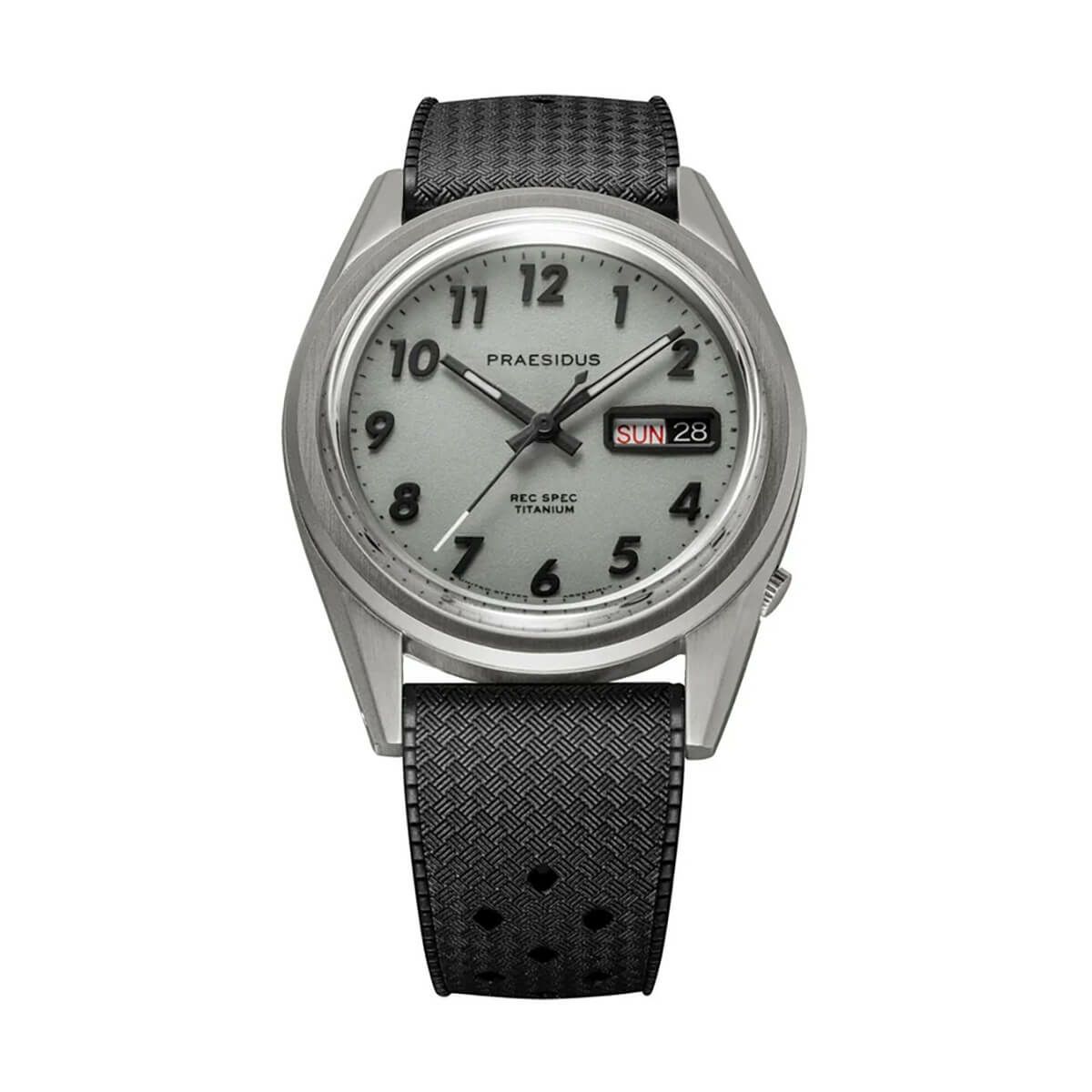 Praesidus / プレジダス Rec Spec Titanium Version C Black Tropic Rubberの公式ECサイト掲載画像