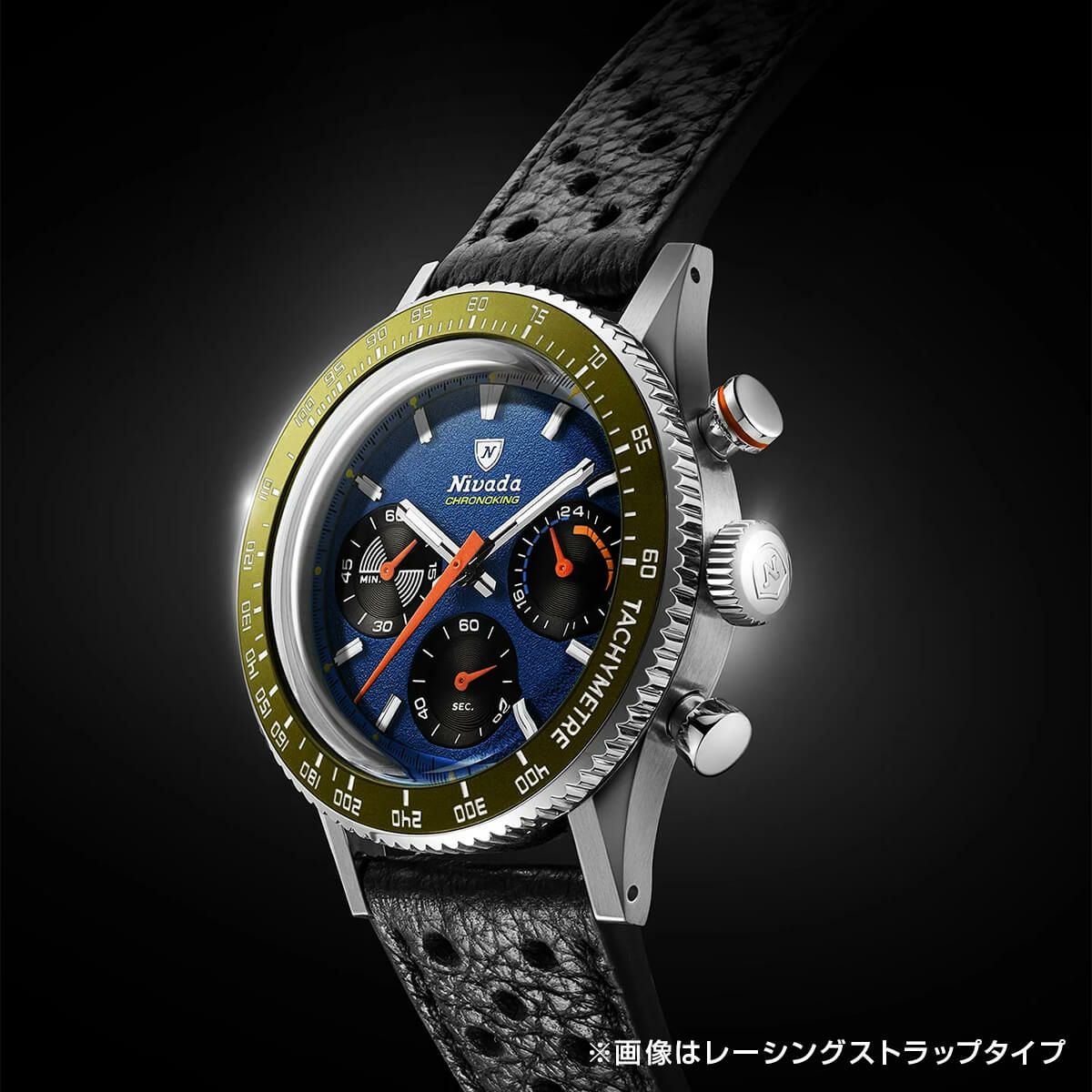 gr7daさま　かくにん Nivada Grenchen / ニバダ グレンヒェン クロノキング メカクォーツ