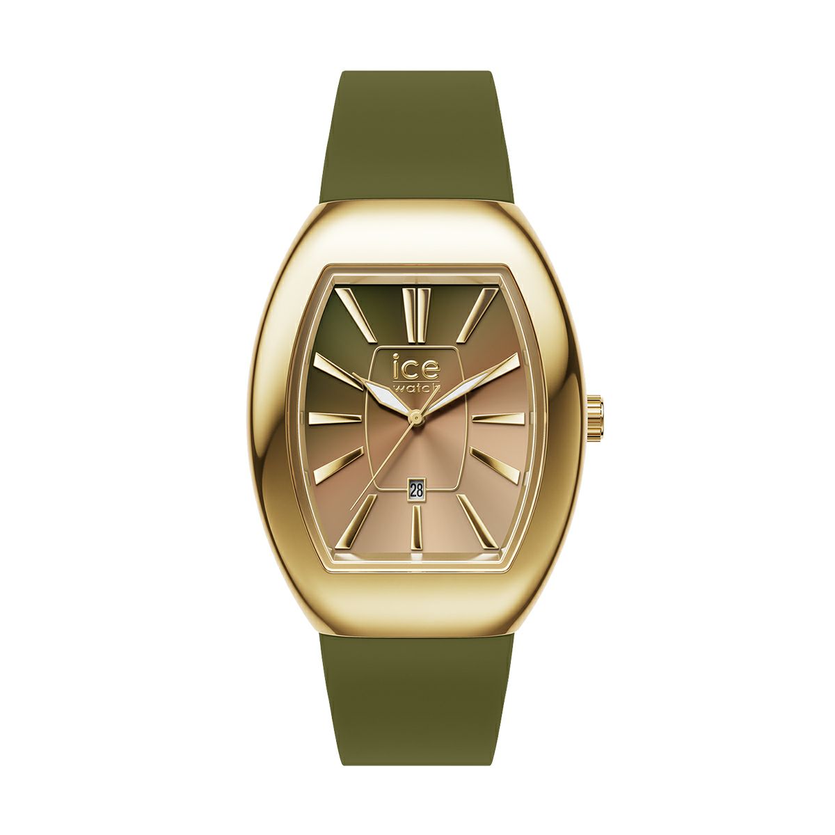 ICE-WATCH / アイスウォッチ ICE boliday - ドーム - メタル - オリーブグリーン - スモール - 3H+Dの公式ECサイト掲載画像