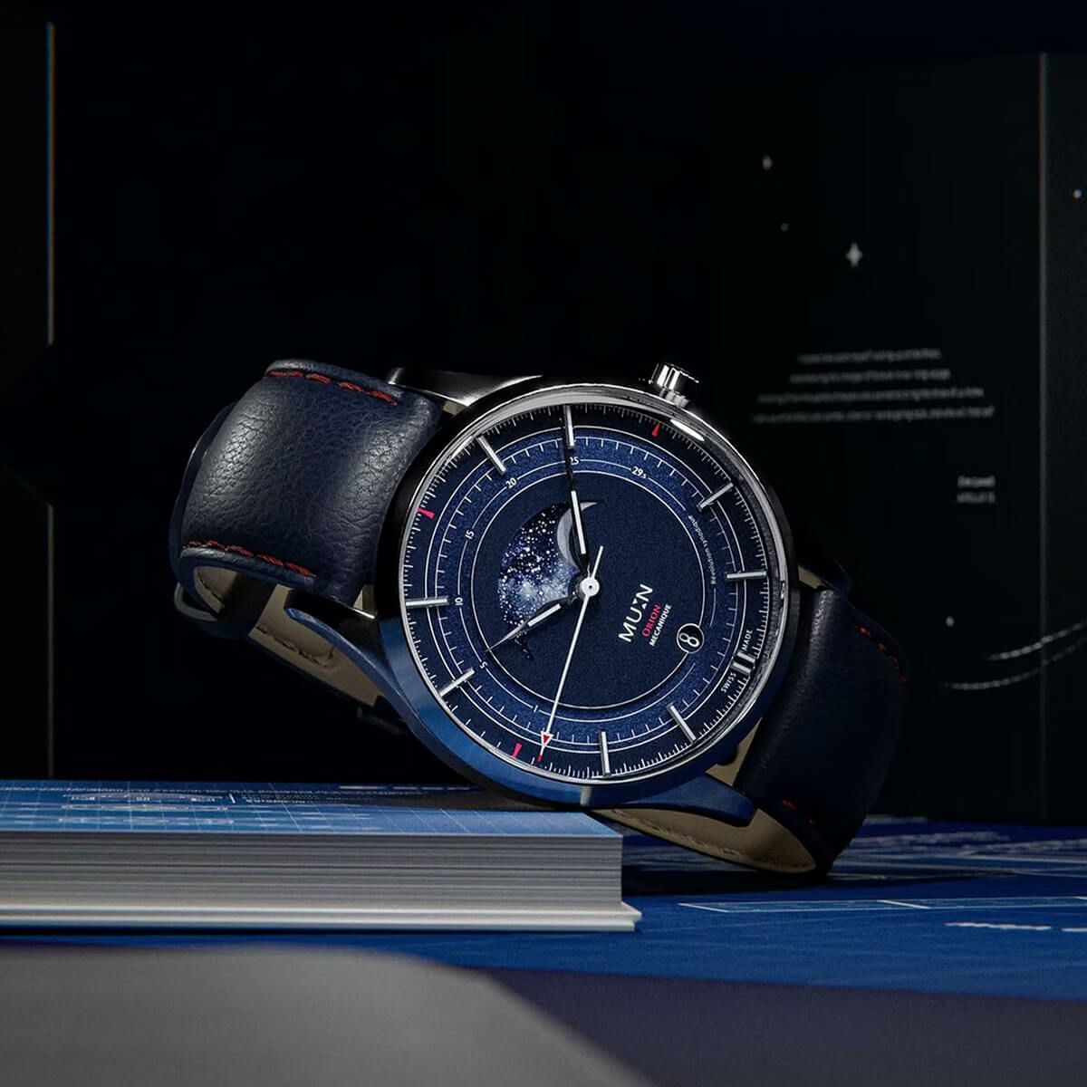 世界限定200本］ MU:N Watches / ムンウォッチ ORION オリオン ブルー