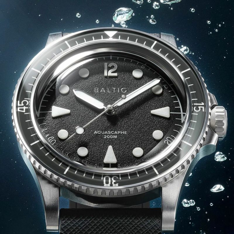 BALTIC / バルチック アクアスケープ Aquascaphe MK2 Grey 37mm ラバー