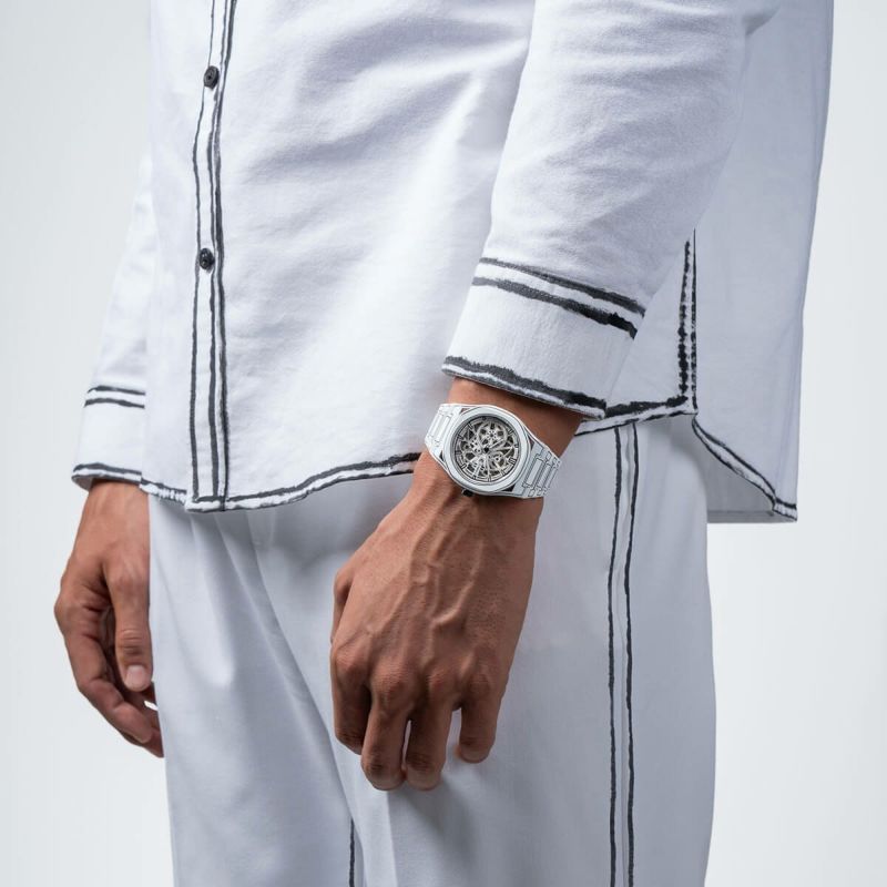 デラロミラノ D1MILANO | D1 MILANO / ディーワンミラノ スケルトン White Sketch