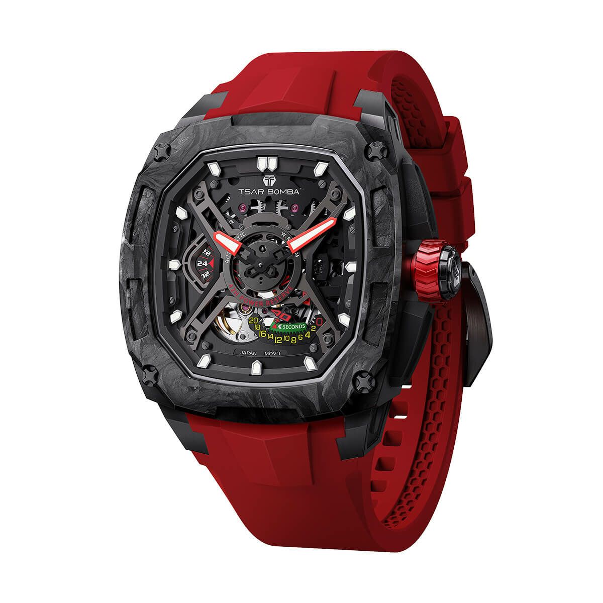 TSAR BOMBA / サーボンバ Automatic Watch ダークマター レッドの公式ECサイト掲載画像
