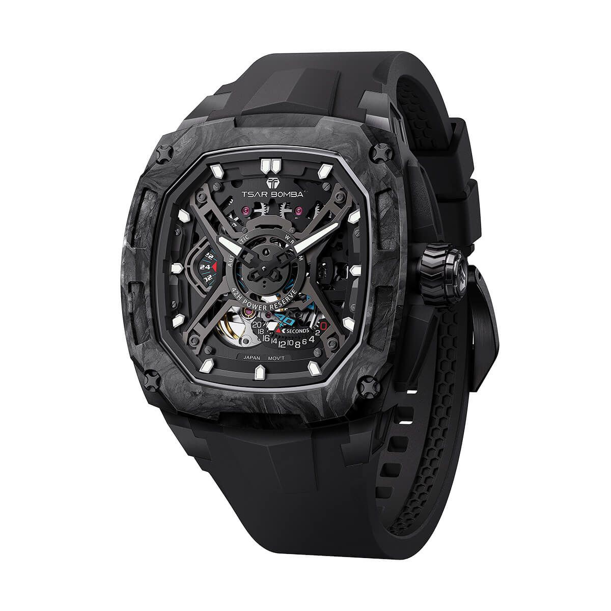 TSAR BOMBA / サーボンバ Automatic Watch ダークマター ブラックの公式ECサイト掲載画像