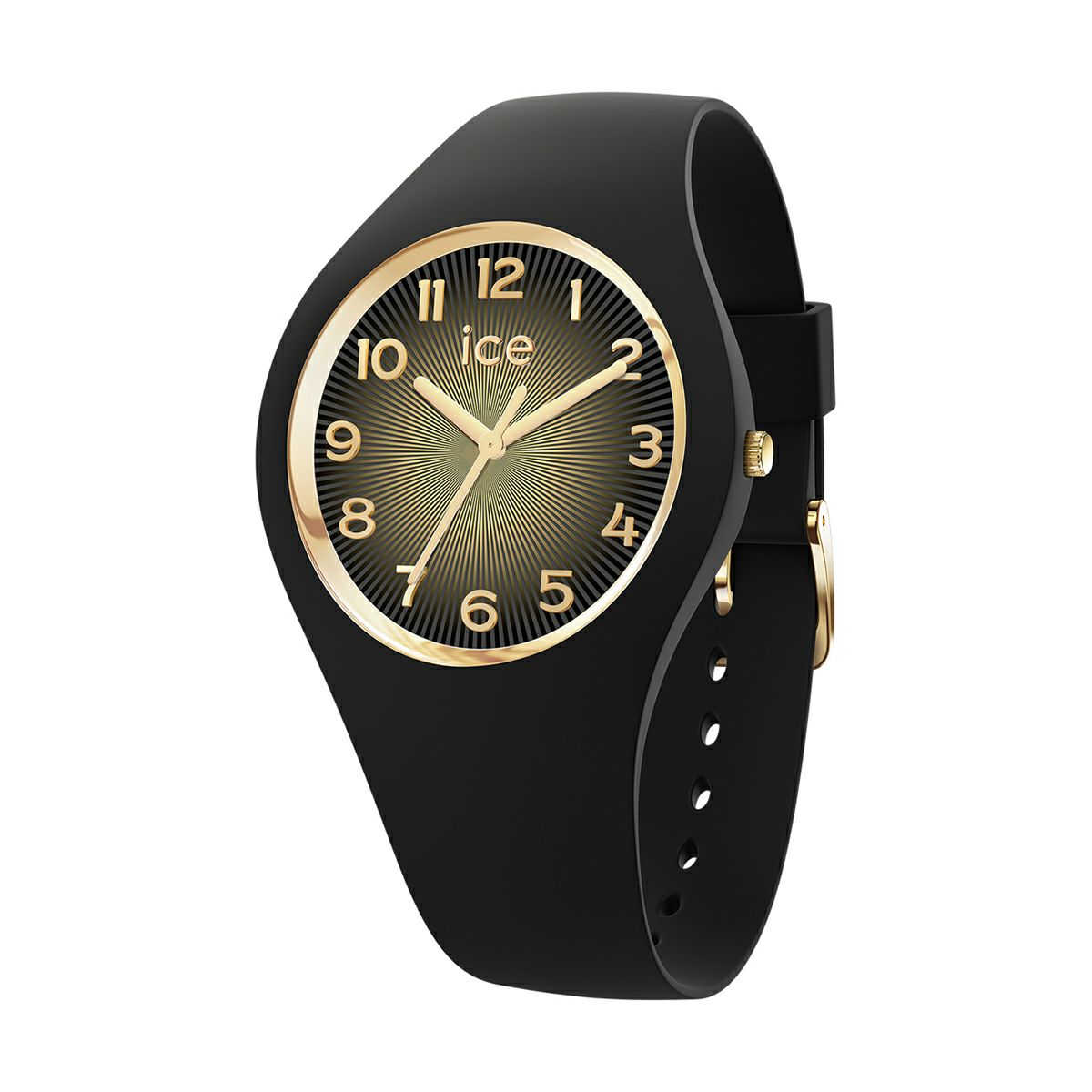 ICE-WATCH / アイスウォッチ ICE champagne - ブラックゴールドシェード - S37 - 3Hの公式ECサイト掲載画像