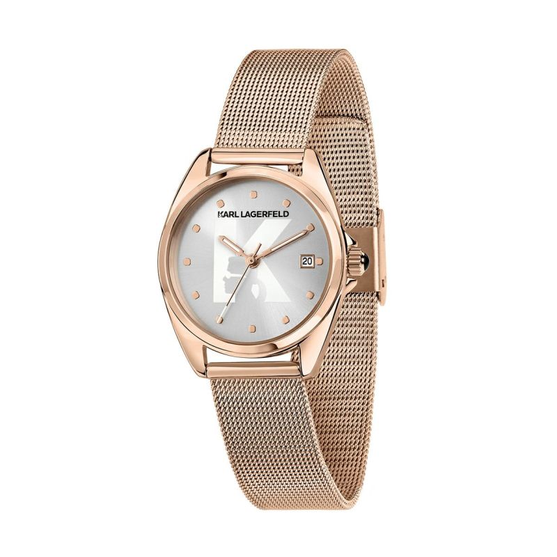 カールラガーフェルドブローチKarl Lagerfeldサファイアカラーストーン