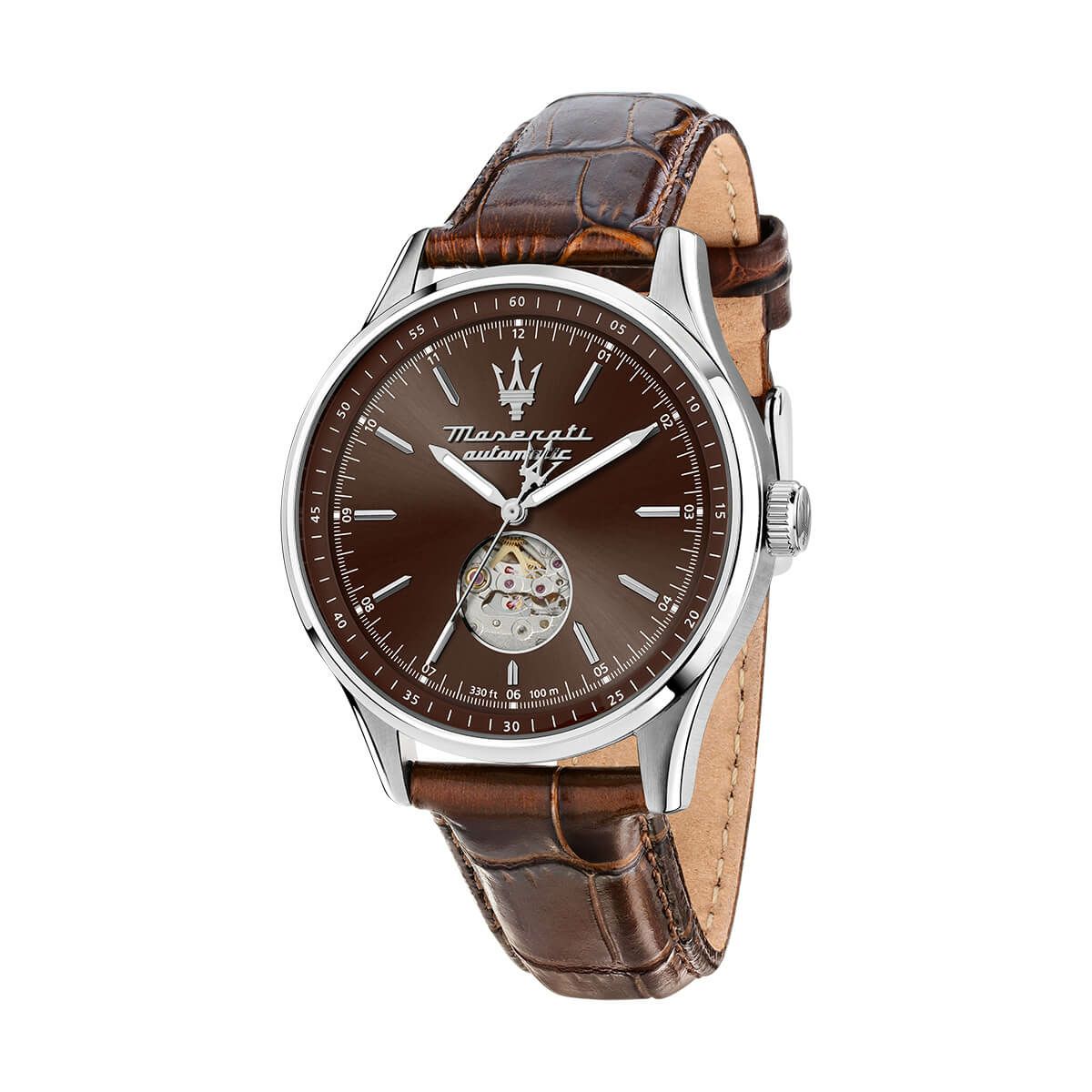 Maserati / マセラティ ソルパッソ 42MM オートマ ブラウン ダイヤル ブラウン レザーの公式ECサイト掲載画像