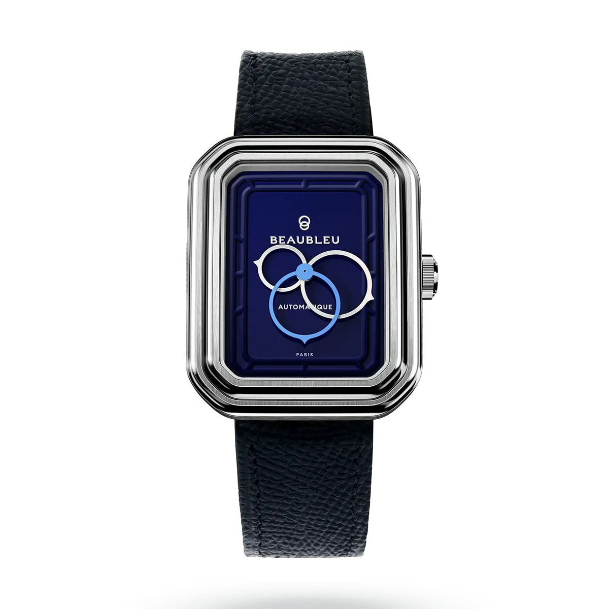 BEAUBLEU / ボーブルー ECCE FIGURA SMALT エッチェ フィグラ スマルト ブルー グレインド レザーストラップの公式ECサイト掲載画像