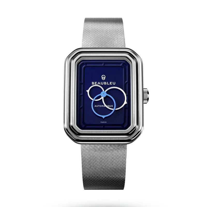 BEAUBLEU / ボーブルー ECCE FIGURA SMALT エッチェ フィグラ スマルト ステンレススチールメッシュストラップの公式ECサイト掲載画像