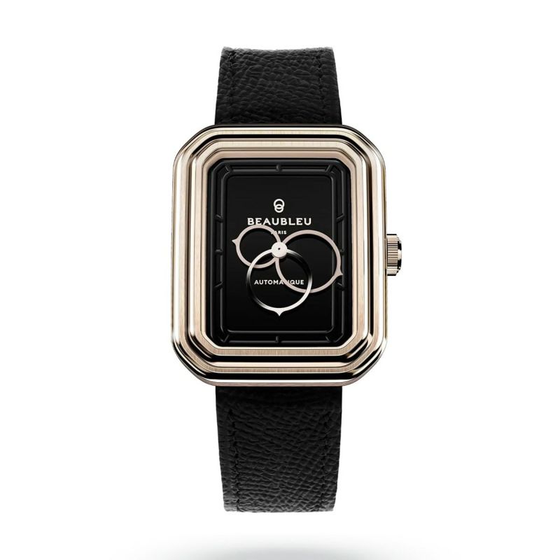 BEAUBLEU / ボーブルー ECCE FIGURA ONYX エッチェ フィグラ オニキス ブラック グレインド レザーストラップの公式ECサイト掲載画像