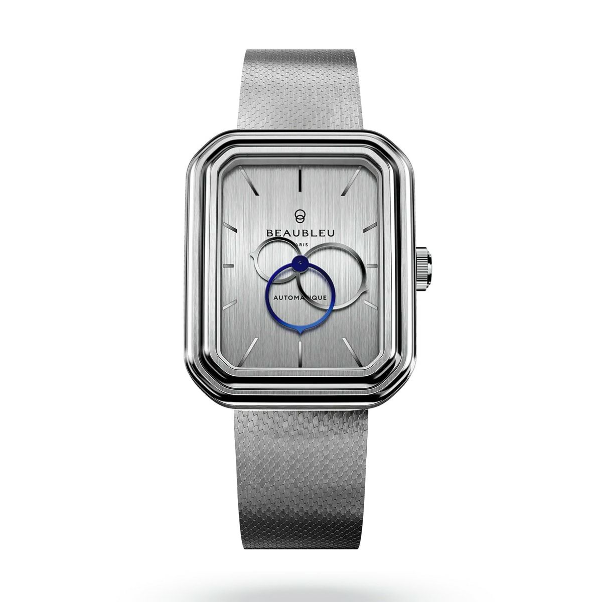 BEAUBLEU / ボーブルー ECCE FIGURA VESPERAL エッチェ フィグラ ヴェスペラル ステンレススチールメッシュストラップの公式ECサイト掲載画像