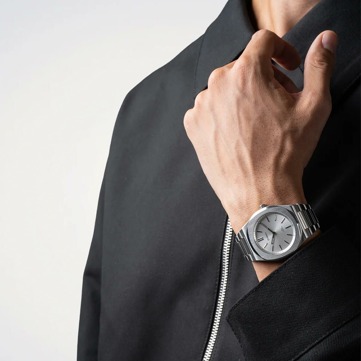 D1 MILANO / ディーワンミラノ ウルトラ シン グルーヴィー シルバー