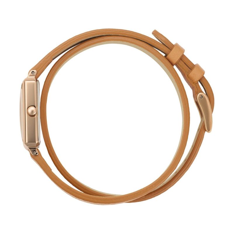 MATOW TSUKI ローズゴールド ブラウンレザー　 新品未使用 MATOW（マトウ） 腕時計 「MATOW/マトウ」Tsuki コレクション 朧月