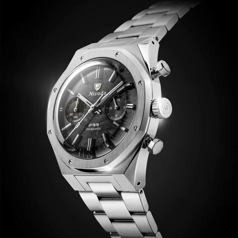 24kなな Nivada Grenchen / ニバダ グレンヒェン F77 クロノ メカクウォーツ