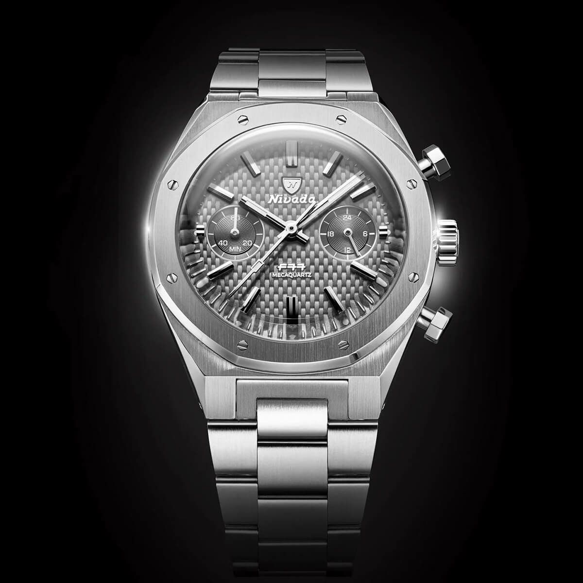 Nivada Grenchen / ニバダ グレンヒェン F77 クロノ メカクウォーツ