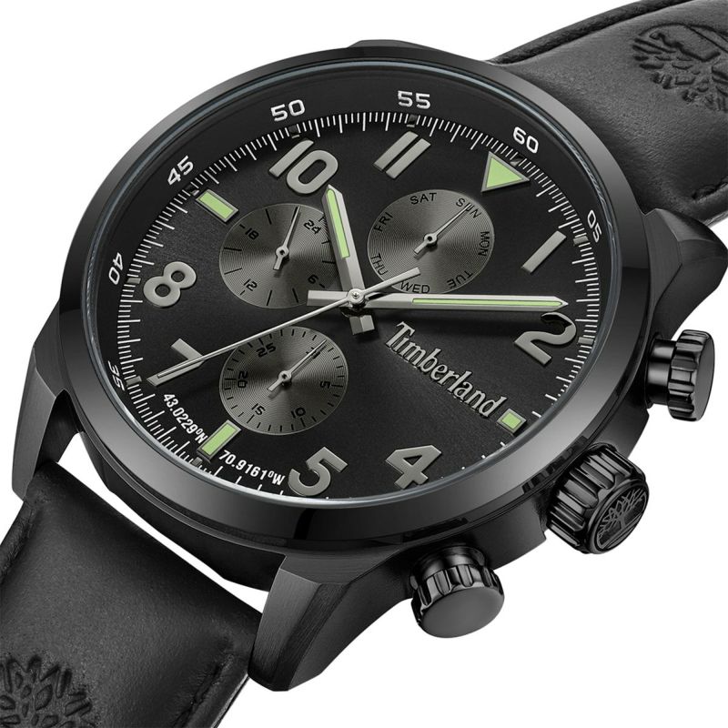 Timberland / ティンバーランド ヘニカー II ブラック ダイヤル レザー