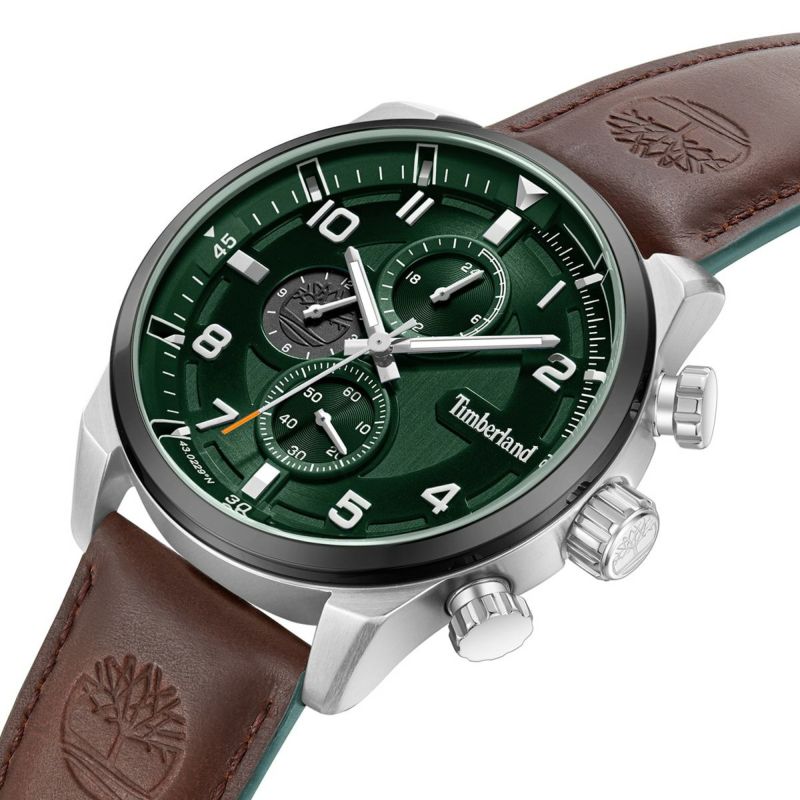 Timberland / ティンバーランド ヘニカー II グリーン ダイヤル サドル