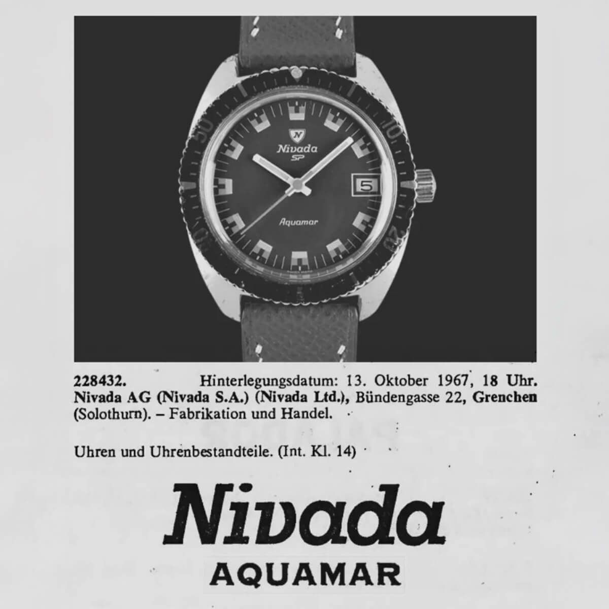 ら*ち様 外国　8270g Nivada Grenchen / ニバダ グレンヒェン アンタークティック アクア